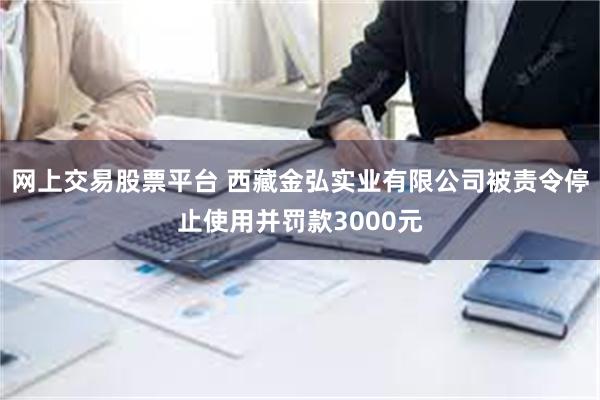 网上交易股票平台 西藏金弘实业有限公司被责令停止使用并罚款3000元